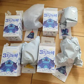 팝 마트 스티치 디즈니 랜드 씨 피규어