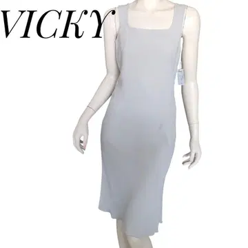 새상품 비키 VICKY 심플 원피스 라이트 그레이 일본제