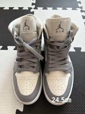 Air Jordan 하이컷 스니커즈 그레이/화이트