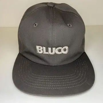 새상품급 부루코 6패널 로고 캡 그레이 BLUCO