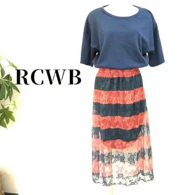 RCWB 로데크라 도킹 롱 스커트 레이스 스커트