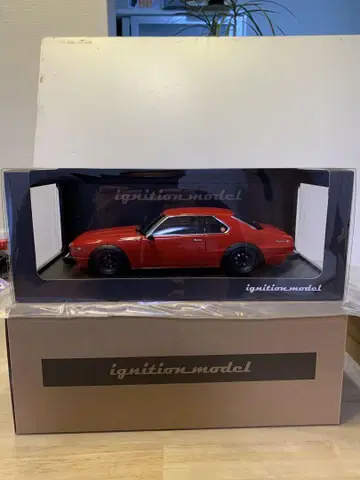 IG 모델 1/18 닛산 스카이라인 2000 GT-ES C210 레드