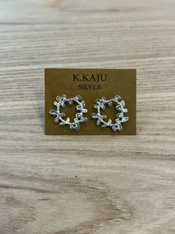 K.KAJU 핫파라 실버 귀걸이