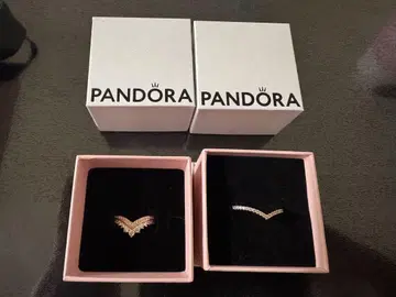 Pandora 반지 2개 세트