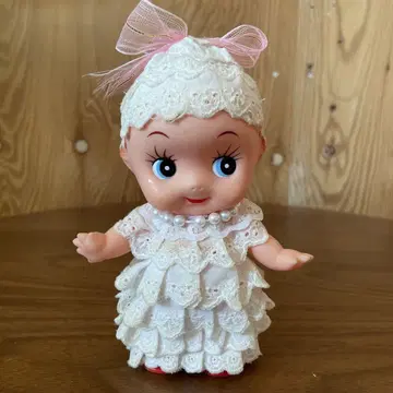 레이스 장식 귀여운 큐피 15cm 쇼와 앤티크 레트로