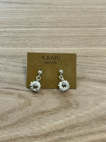 K.KAJU 누 실버 귀걸이
