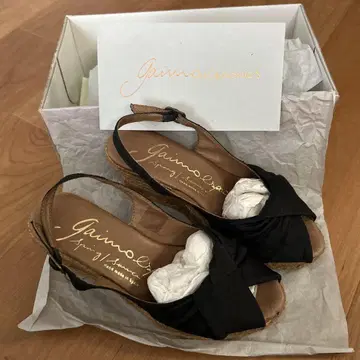 새상품급 gaimo 웨지솔 샌들 23cm