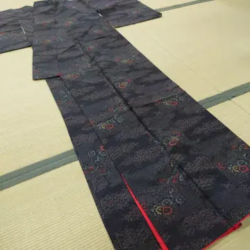 맞춤 와이드 사이즈 명주 이중 기모노 창작품