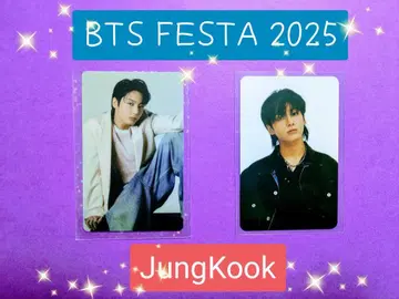 BTS FESTA 2025 트레이딩 카드 JungKook