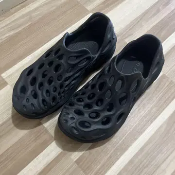 Merrell 블랙 사보 클로그 샌들
