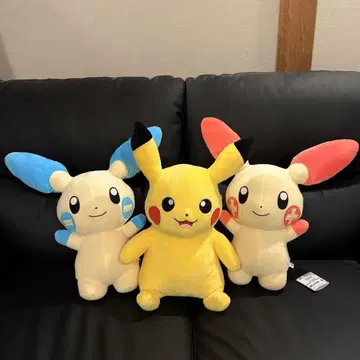 피카츄 플러슬 마이농 봉제 인형 세트