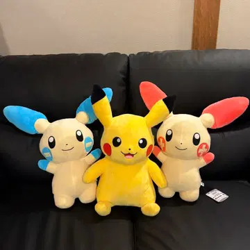 피카츄 플러슬 마이농 봉제 인형 세트