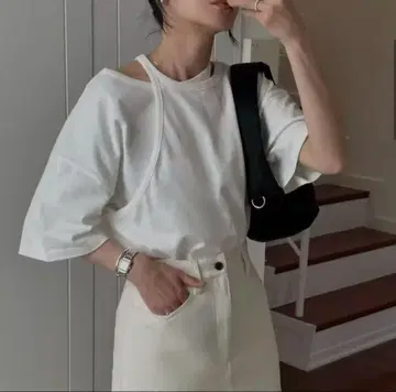 CLANE 스타일 클라네 HALTER LAYERED TOPS
