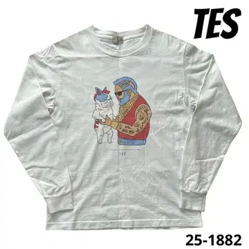 TES 엔드리스 썸머 BUHI 프린트 롱T S 사이즈