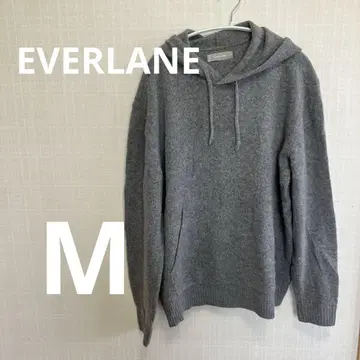 EVERLANE 그레이 후디 [M] 울 소재 후드 부착