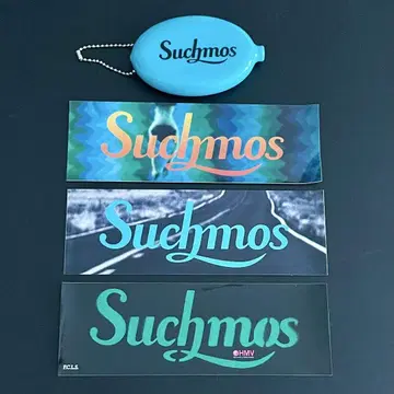 [ 익명 배송 ] Suchmos 코인 케이스(블루), 스티커 세트