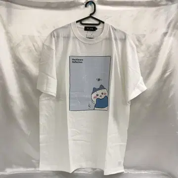 수면 거울 하치와레 티셔츠 화이트 XL 사이즈