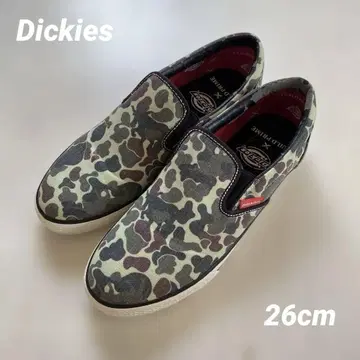 Dickes 디키즈 한정판 카모 패턴 슬립온 캠퍼스 26cm