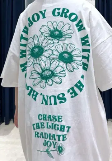 로데오 크라운즈 서클 FLOWER 티셔츠 원피스