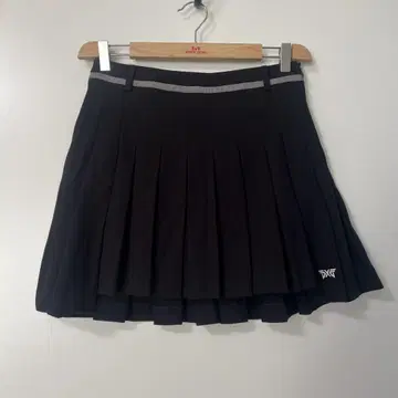 블랙 플리츠 스커트 여성용 골프