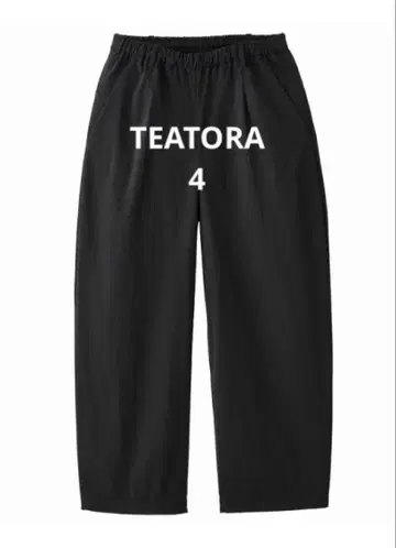 TEATORA Wallet Pants HOTEL DR #4 BLACK
