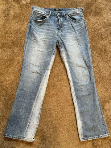 AZULbymoussy 와이드 팬츠 데님 남성용 L 사이즈