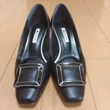 DIANA 다이애나 버클 펌프스 24cm 블랙