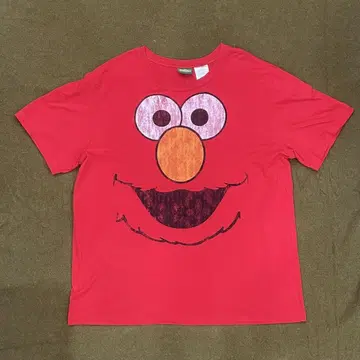 세서미 스트리트 SESAME STREET 엘모 티셔츠 빨간색