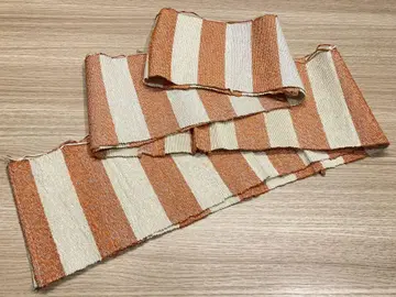 Os58 찢어진 직물 반폭 오비