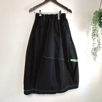 [ K69 ] 퍼슨즈 PERSON'S 롱 스커트 플레어 스커트 블랙 S