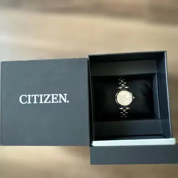 CITIZEN 아날로그 시계 실버/골드