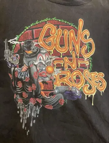 guns and roses 티셔츠 / 빈티지