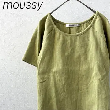 moussy 티셔츠 반팔 크루넥 무지 심플 래글런