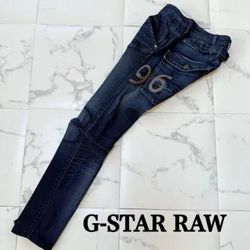 G-STAR RAW 96 지스타 로우 96 자수 인디고 데님