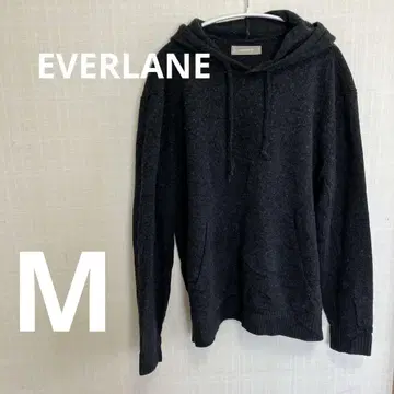 EVERLANE 다크 그레이 후드티 [M] 후드 부착 울 소재