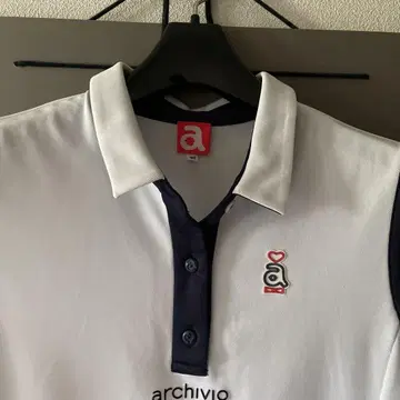 archivio 슬리브리스 피케 셔츠 40