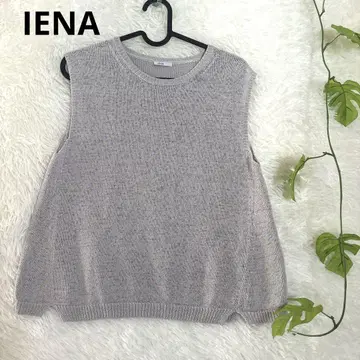 IENA 슬리브리스 니트탑 린넨 코튼 나일론 [ F ]
