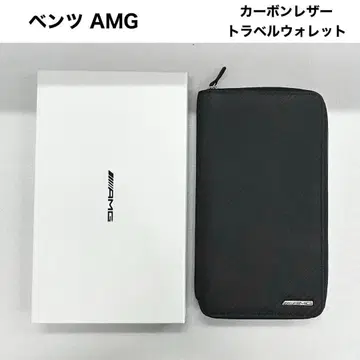 [새상품 개봉 확인] Mercedes-AMG 카본 가죽 트래블 지갑