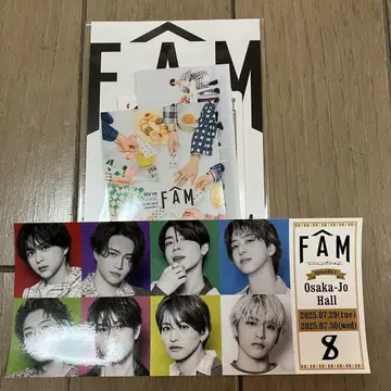 timelesz 스티커 세트, 티켓풍 스티커 오사카