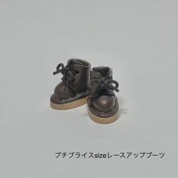 미니 브라이스 size 레이스업 부츠 다크 브라운
