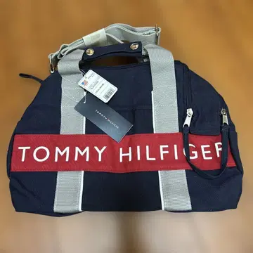 [택 달린 미사용] TOMMY HILFIGER 미니 보스턴 백 네이비