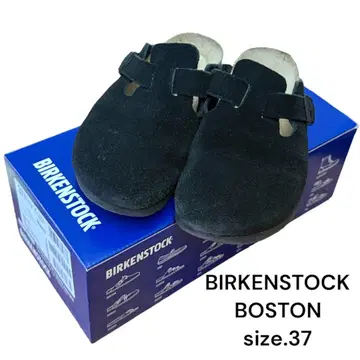 BIRKENSTOCK BOSTON BLACK 사보 샌들 size.37