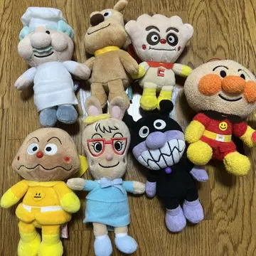 호빵맨 봉제 인형 세트