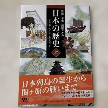지도 연표 도해로 보는 일본 역사 상권 하권 2권