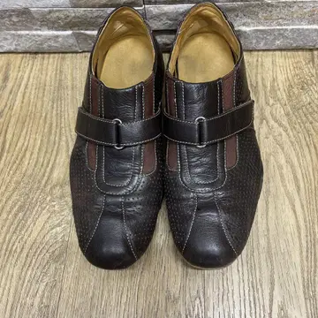 콜한 브라운 가죽 신발 26cm