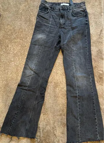 ZARA 플레어 데님 블랙 남성용 M