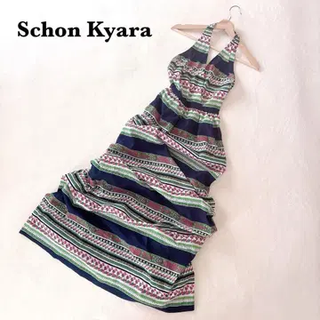 Schon Kyara 롱 원피스 정가 23800엔 홀터넥