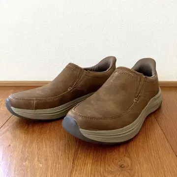 미사용 스케쳐스 슬립인스 가죽 브라운 26cm