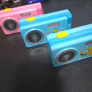 펭 Penchan 카메라형 완구 스카이블루 휴대폰 라이트 음성 3대