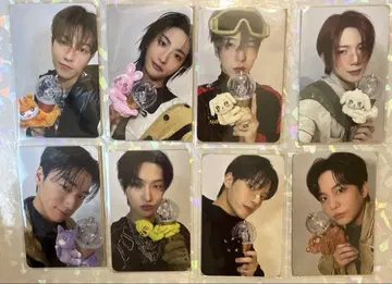 ateez aniteez treasure 펜라이트 커버 트레이딩 카드